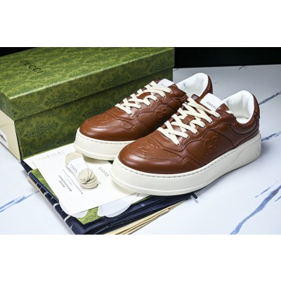 [X1] 구찌 GG 엠보스드 가죽  스니커즈