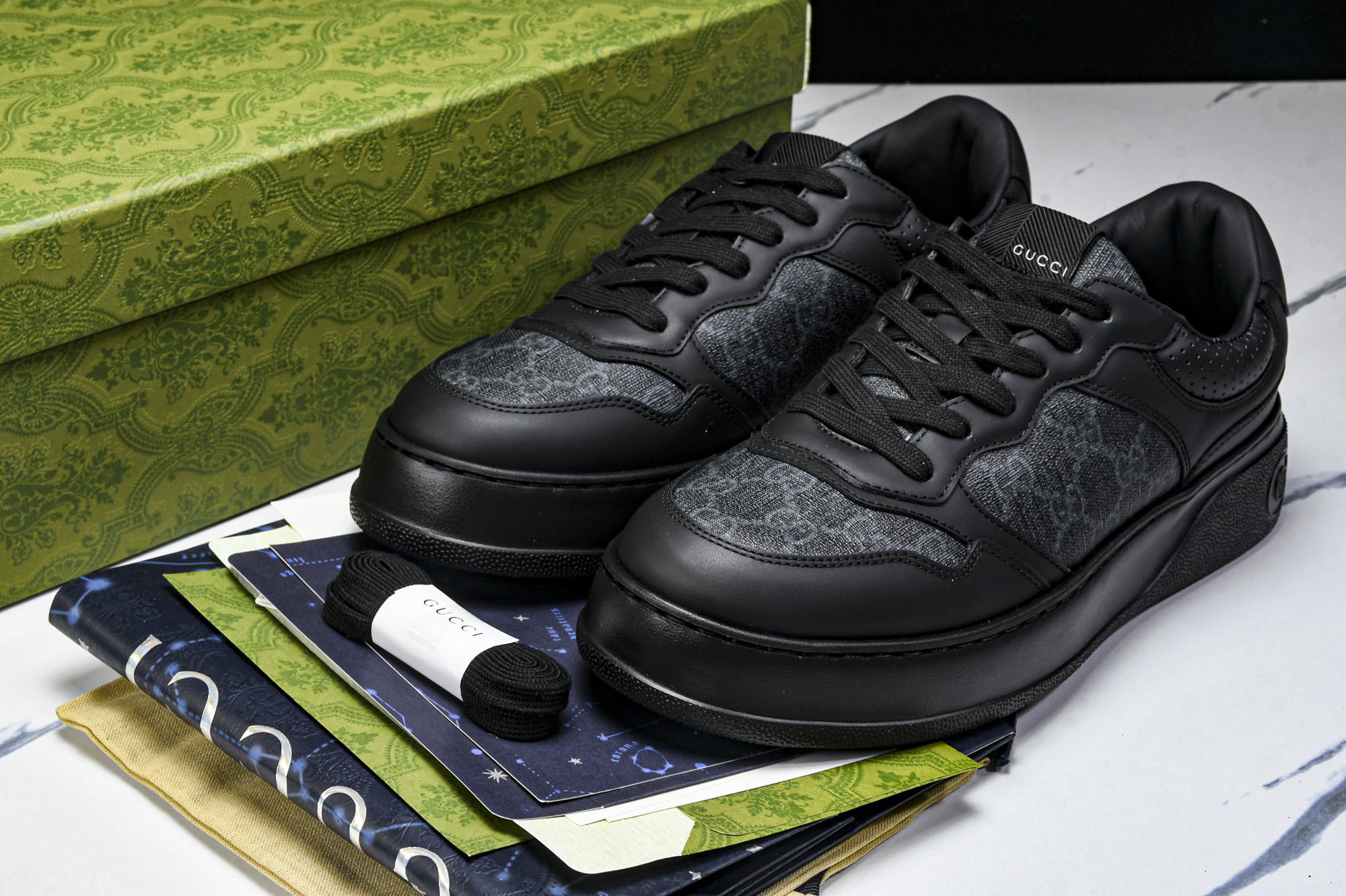 [X1] 구찌 GG 스니커즈 블랙