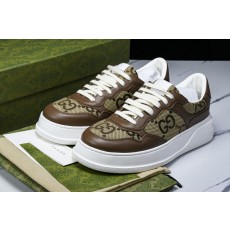[XP] 구찌 GG  가죽 스니커즈 베이&브라운