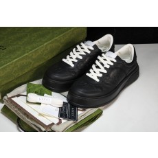 구찌 GG 가죽 스니커즈 블랙