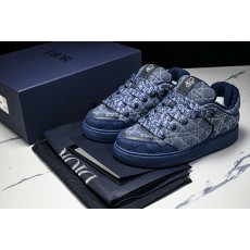 [PT] 디올 x ERL B9S 스케이터 스니커즈 블루 쿠모 카나주