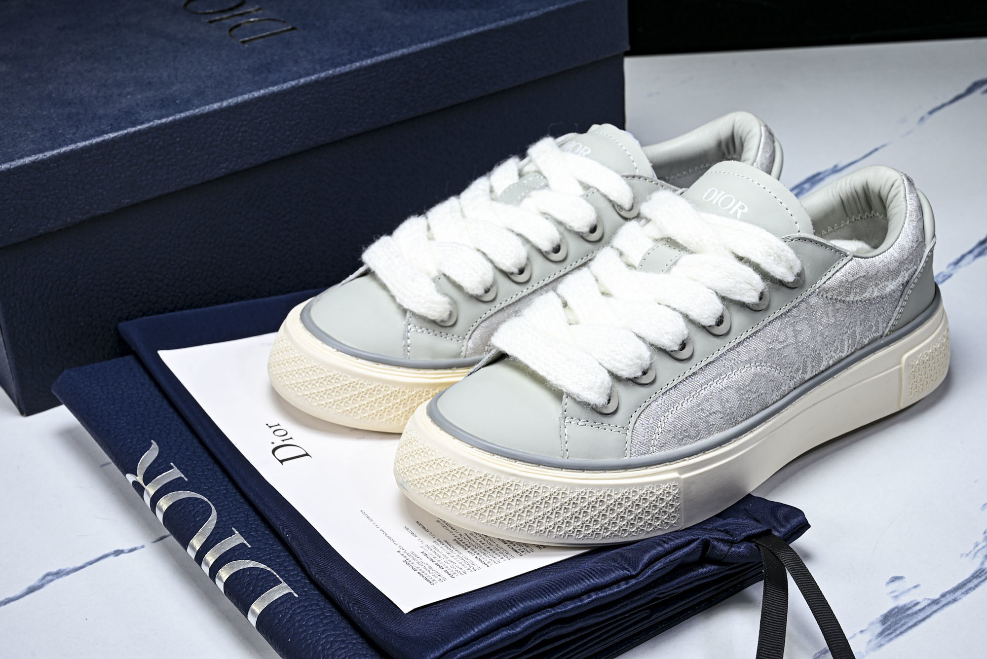 [PT] 디올 B33 스니커즈 인디고블루