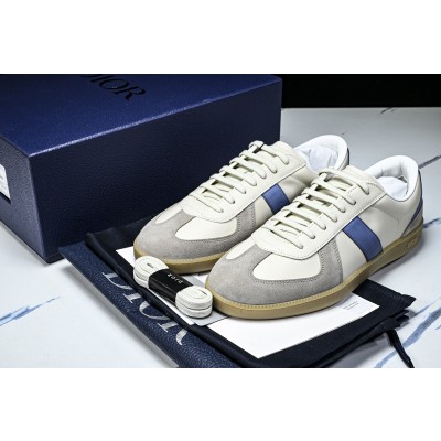 [X1] 디올 B01 매치포인트 스니커즈 스웨이드 화이트 블루