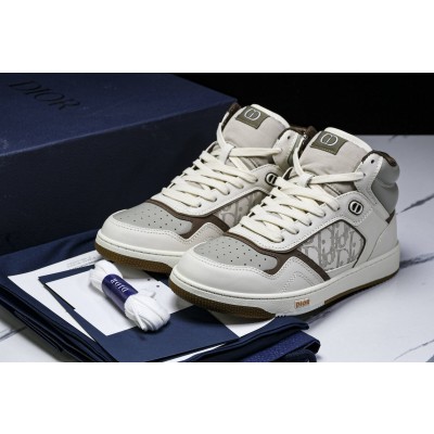 [X1] 디올 B27 하이탑 스니커즈 크림 그레이지