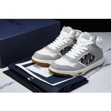 [X1] 디올 B27 하이탑 스니커즈 화이트 그레이