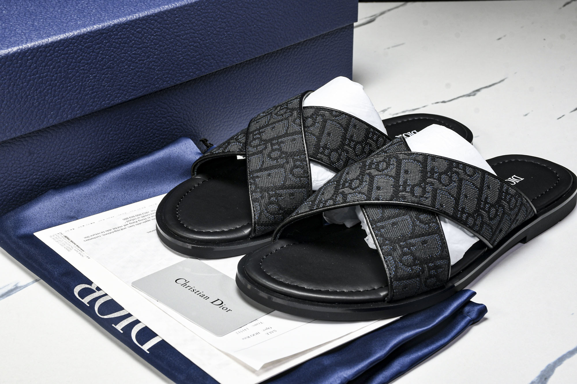 [GD] 디올 오블리크 알리아스 샌들 블랙