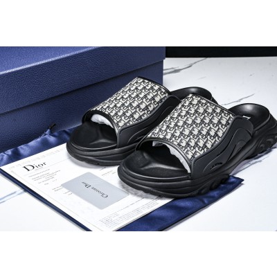 [GD] 디올 오블리크 H타운 샌들 베이지 블랙