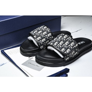 [GD] 디올 오블리크 아쿠아 샌들 베이지 블랙