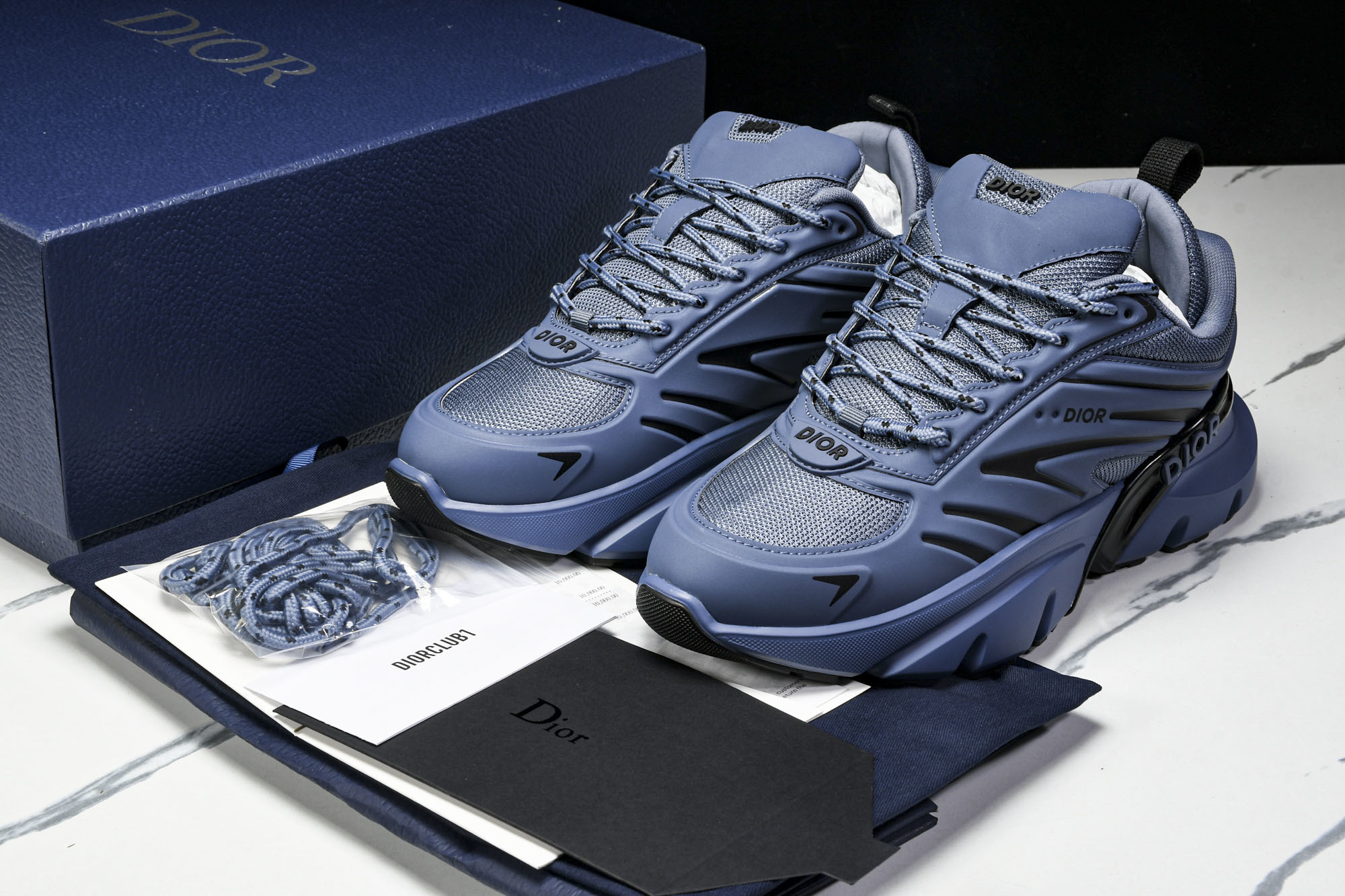 [PT] 디올 B44 루이스 해밀턴 블레이드 스니커즈 블루