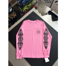 [마스터샵] 크롬하츠 롱 슬리브 티셔츠 핑크