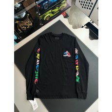 [마스터샵] 크롬하츠 멀티컬러 롱 슬리브 티셔츠 블랙