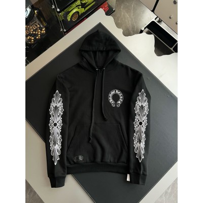 [마스터샵] 크롬하츠 홀스슈 플로랄 후드 블랙