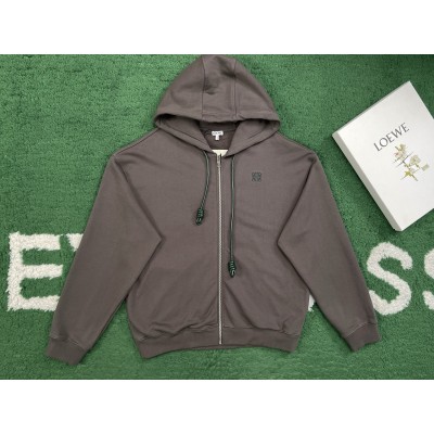 [레어샵] 로에베 코튼 집업 후디 그레이