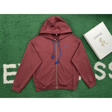 [레어샵] 로에베 코튼 집업 후디 레드