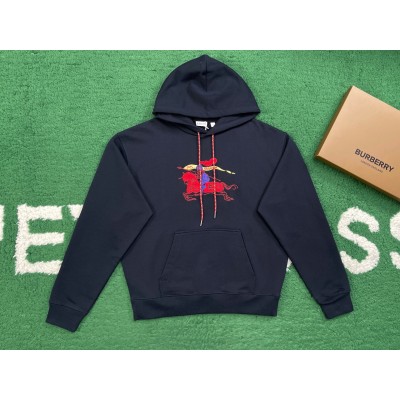 [레어샵] 버버리 EKD 코튼 후디 네이비