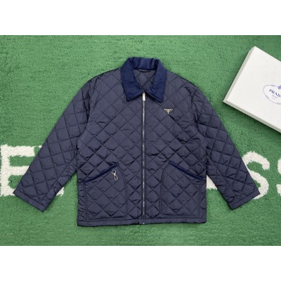 [레어샵] 프라다 리나일론 블루종 재킷 블루