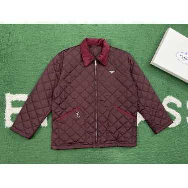 [레어샵] 프라다 리나일론 블루종 재킷 버건디