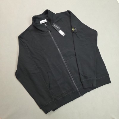 스톤아일랜드 와펜 집업 블랙