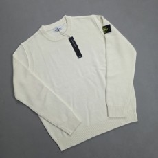 스톤아일랜드 크루넥 스웨터 아이보리