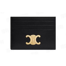 [사슬공장] 셀린느 카프스킨 트리옹프 카드홀더 블랙 10L833DPV-38NO