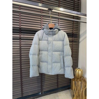 로로피아나 믹스 다운 패딩 블루