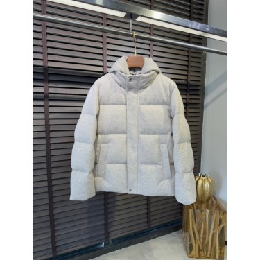 로로피아나 믹스 다운 패딩 화이트