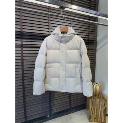 로로피아나 믹스 다운 패딩 화이트